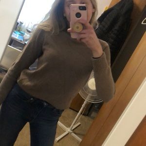 Brown turtle neck sweater, size medium